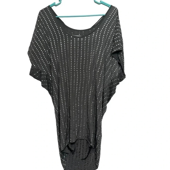 Susana Monaco sequin embellished tunic. No size tag. Fits large - Picture 1 of 5